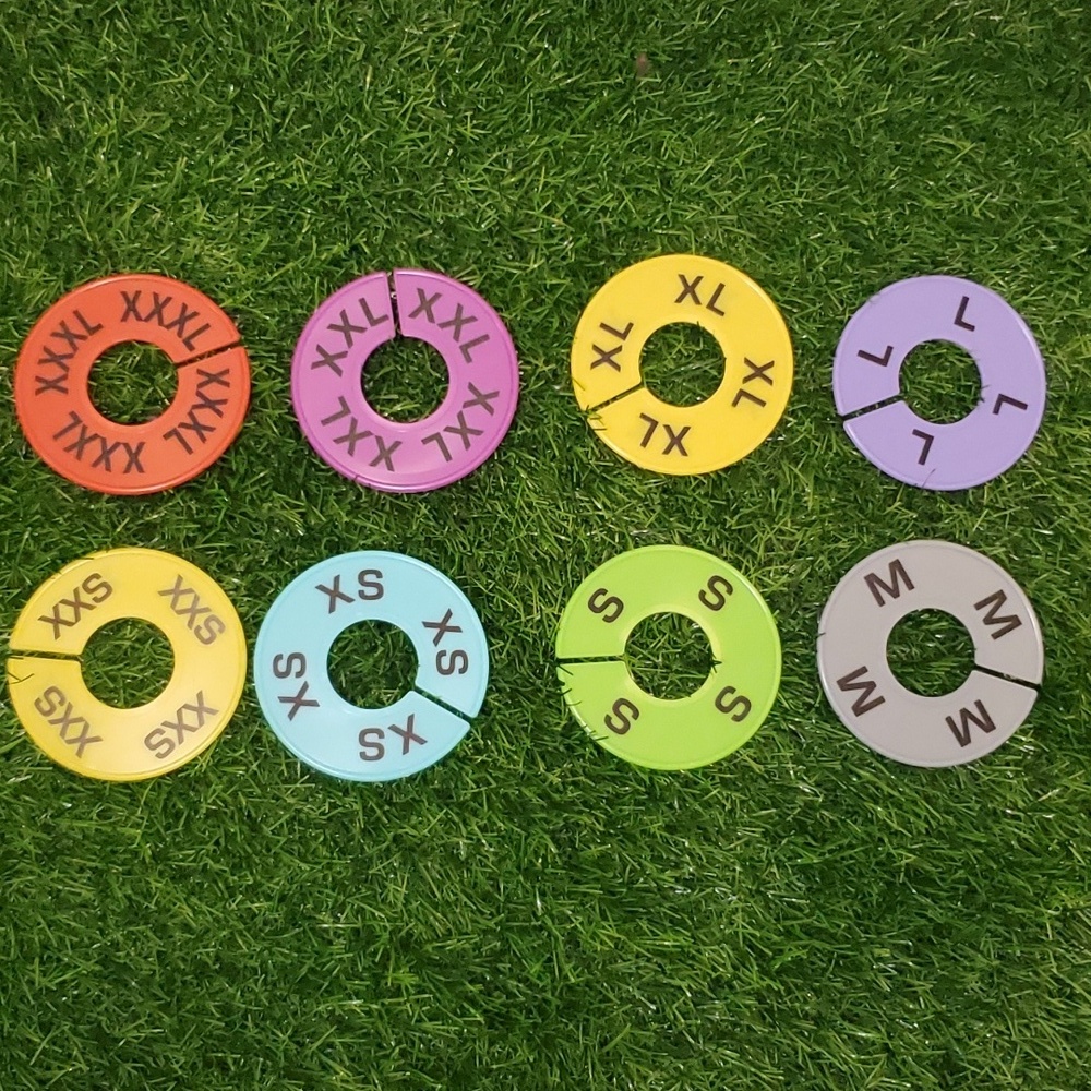 142 Colorful Clothes Size Dividers